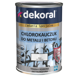 CHLOROKAUCZUK DO METALU I BETONU TRWAŁA OCHRONA ANTYKOROZYJNA