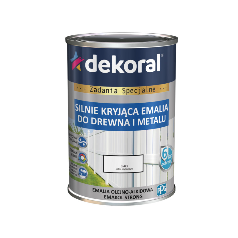 EMAKOL SILNIE KRYJĄCA EMALIA DO DREWNA I METALU OLEJNO-ALKIDOWA